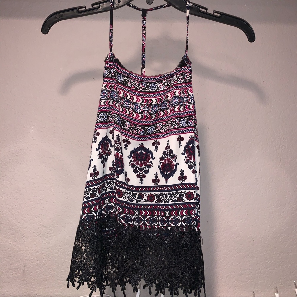 Tribal print top
